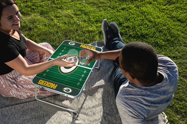 Picnic Time Green Bay Packers Green Chair with Table