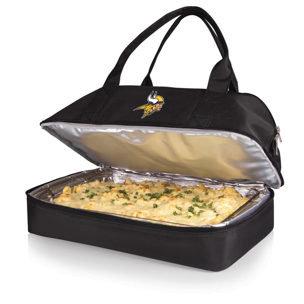 Minnesota Vikings Casserole Tailgate Party Carrier Caddy Warmer 17 x 11 x  3