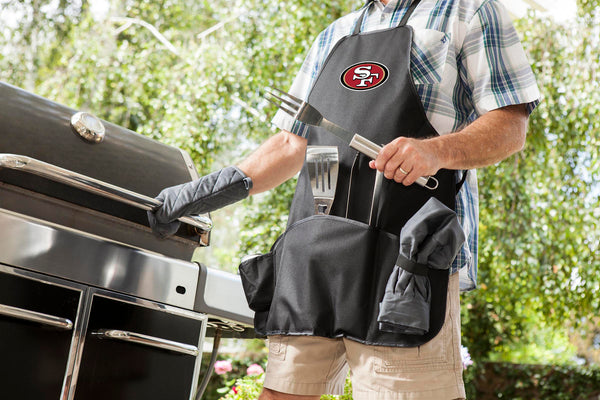 San Francisco 49ers - BBQ Apron Tote Pro Grill Set – PICNIC TIME