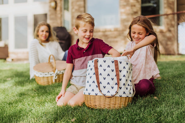 Nfl Atlanta Falcons Mickey Mouse Coronado Canvas And Willow Basket Tote -  Beige Canvas : Target