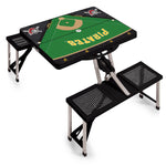 Pittsburgh Pirates Baseball Diamond - Picnic Table Portable Folding Table with Seats