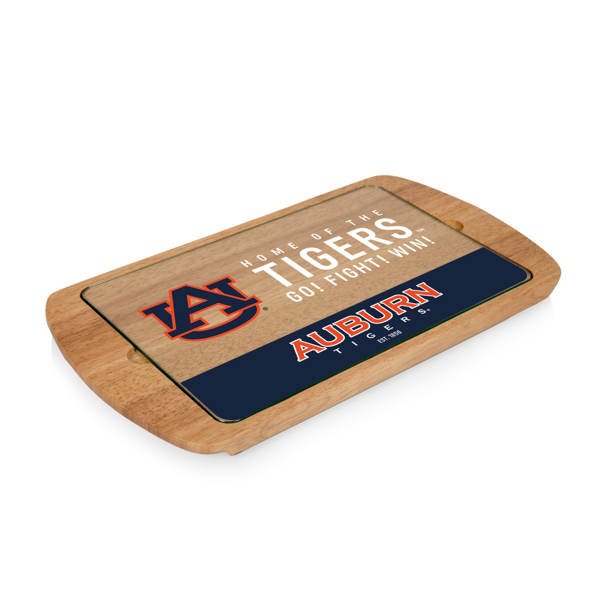 Auburn Tigers - Billboard Glass Top Serving Tray