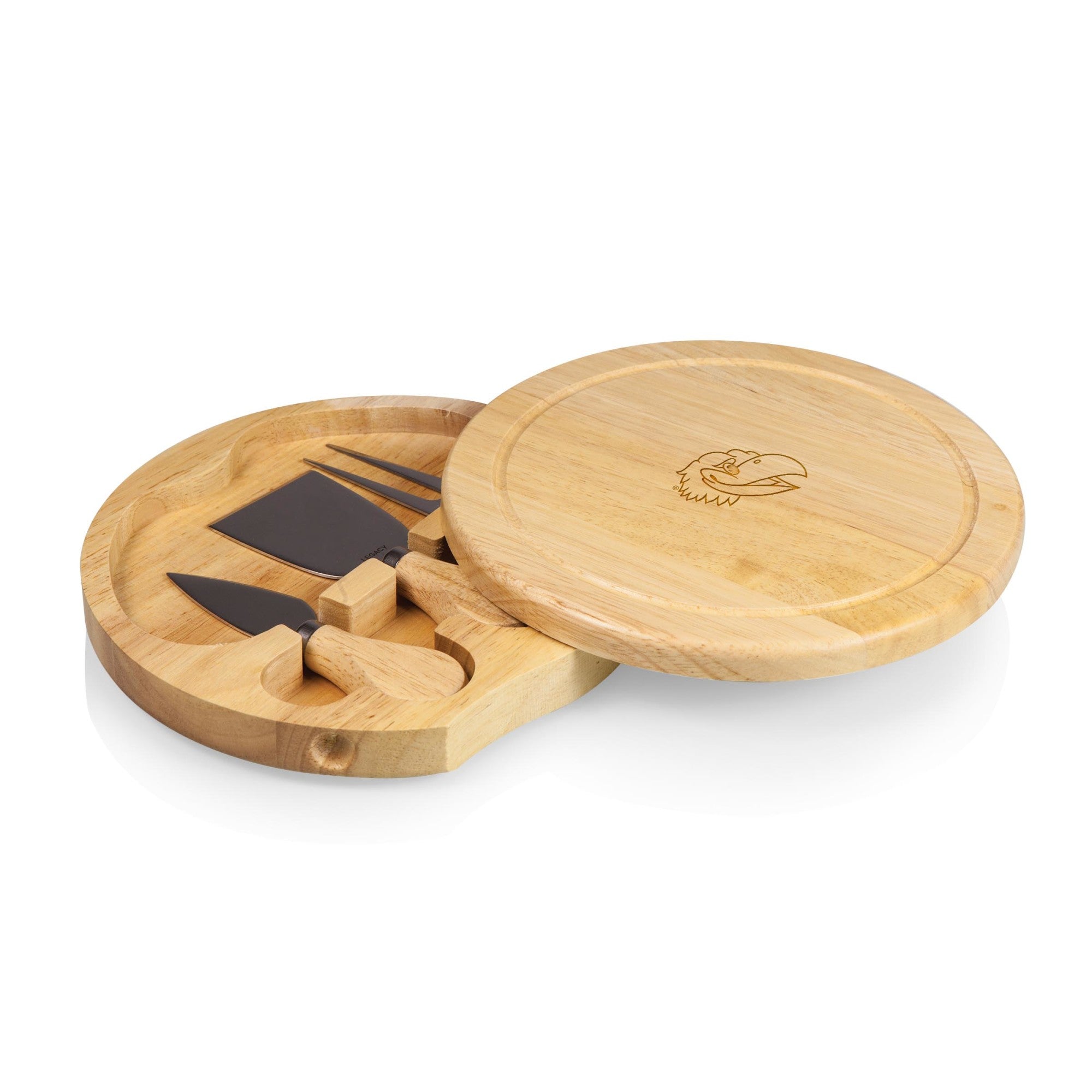 Kansas Jayhawks - Brie Cheese Cutting Board & Tools Set