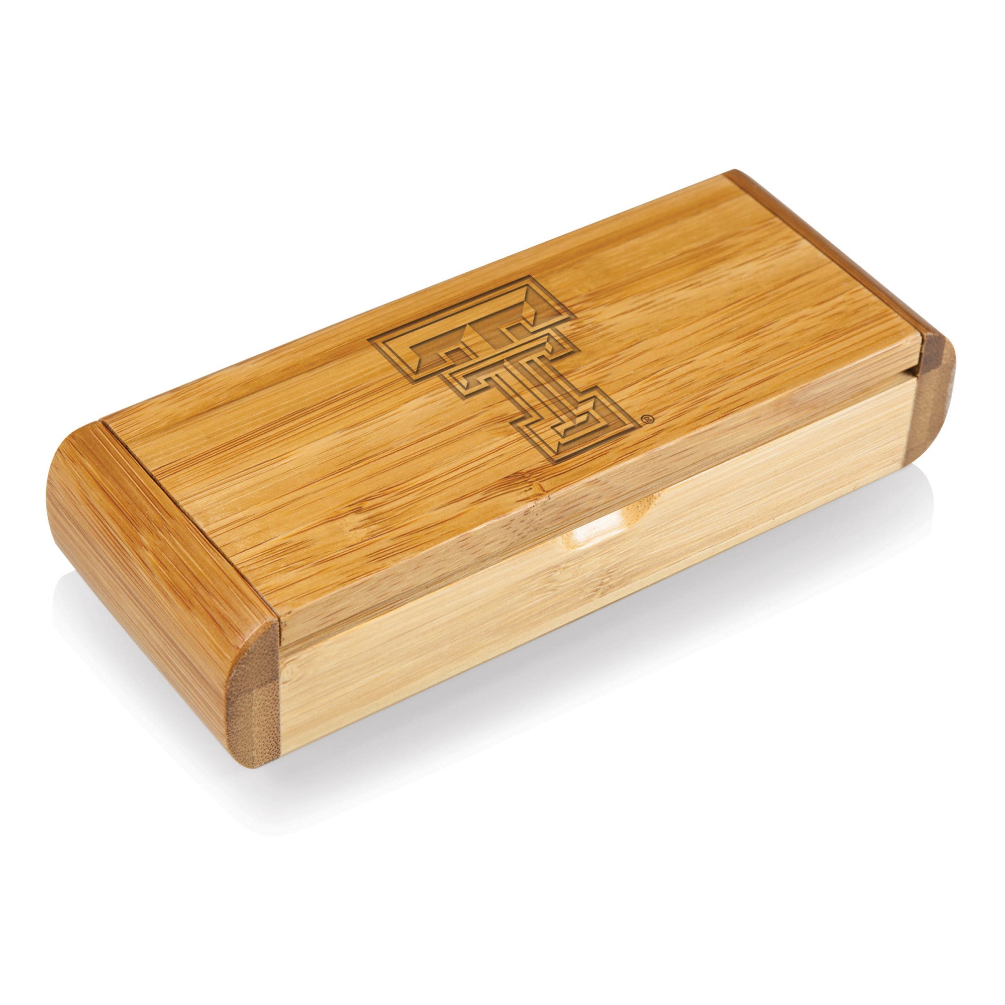 Texas Tech Red Raiders - Elan Deluxe Corkscrew In Bamboo Box