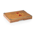 Iowa State Cyclones - Concerto Glass Top Cheese Cutting Board & Tools Set