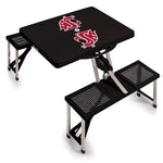 Washington State Cougars - Picnic Table Portable Folding Table with Seats