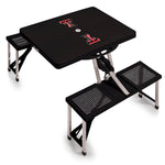 Texas Tech Red Raiders - Picnic Table Portable Folding Table with Seats