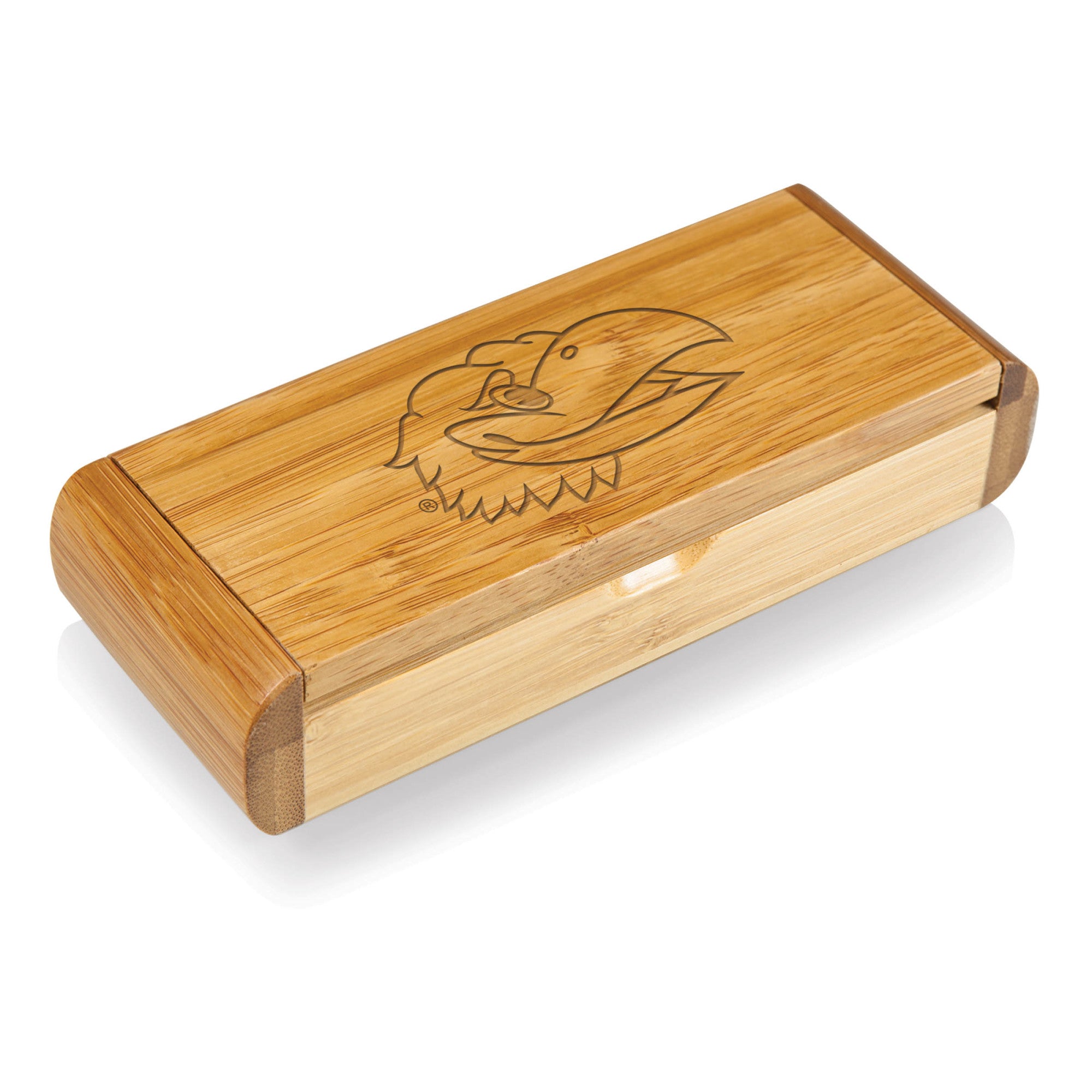 Kansas Jayhawks - Elan Deluxe Corkscrew In Bamboo Box