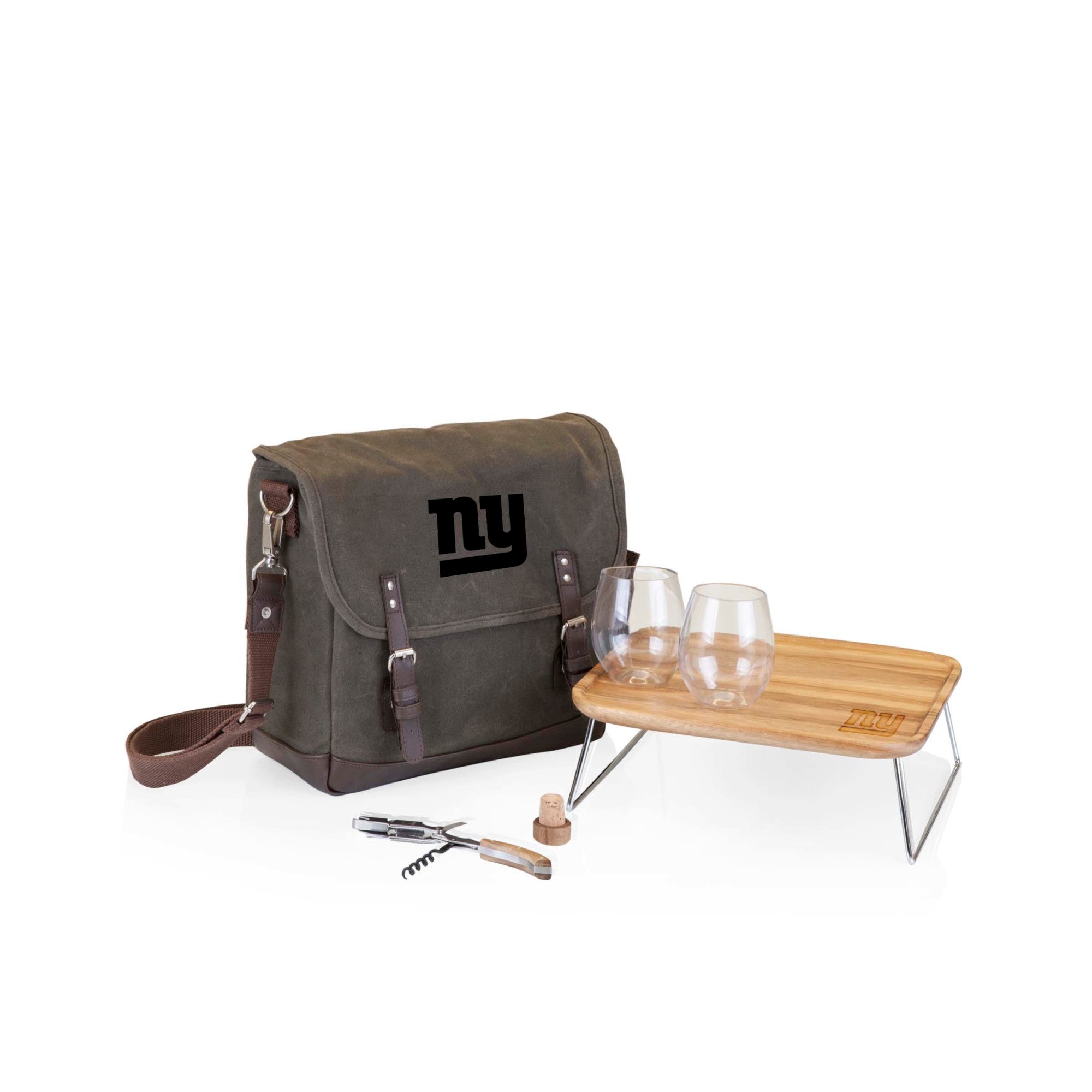 New York Giants Adventure Wine Tote PICNIC TIME FAMILY OF BRANDS