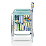 St. Tropez Collection - Sky Blue with Multi Stripe Pattern