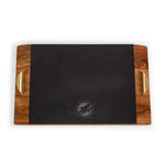 Miami Dolphins - Covina Acacia and Slate Serving Tray