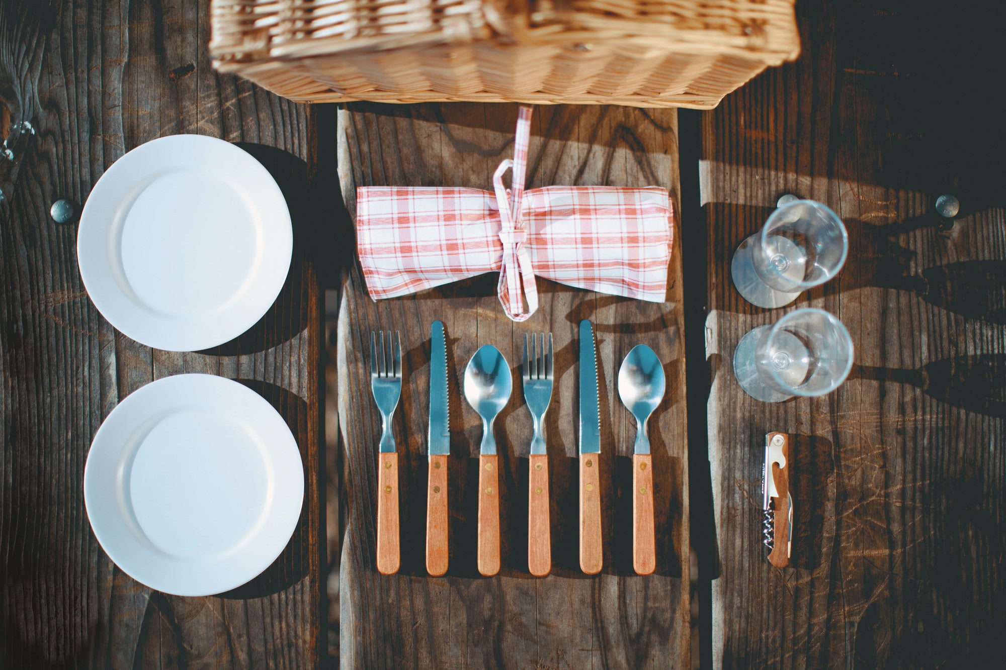 Red & White Plaid Pattern