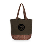 Chicago Cubs - Coronado Canvas and Willow Basket Tote