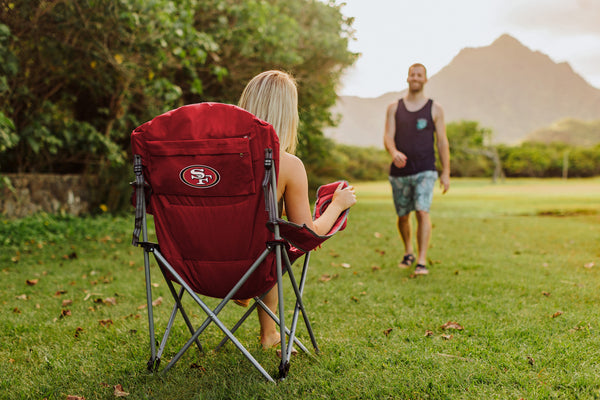 San Francisco 49ers - Reclining Camp Chair – PICNIC TIME FAMILY OF BRANDS