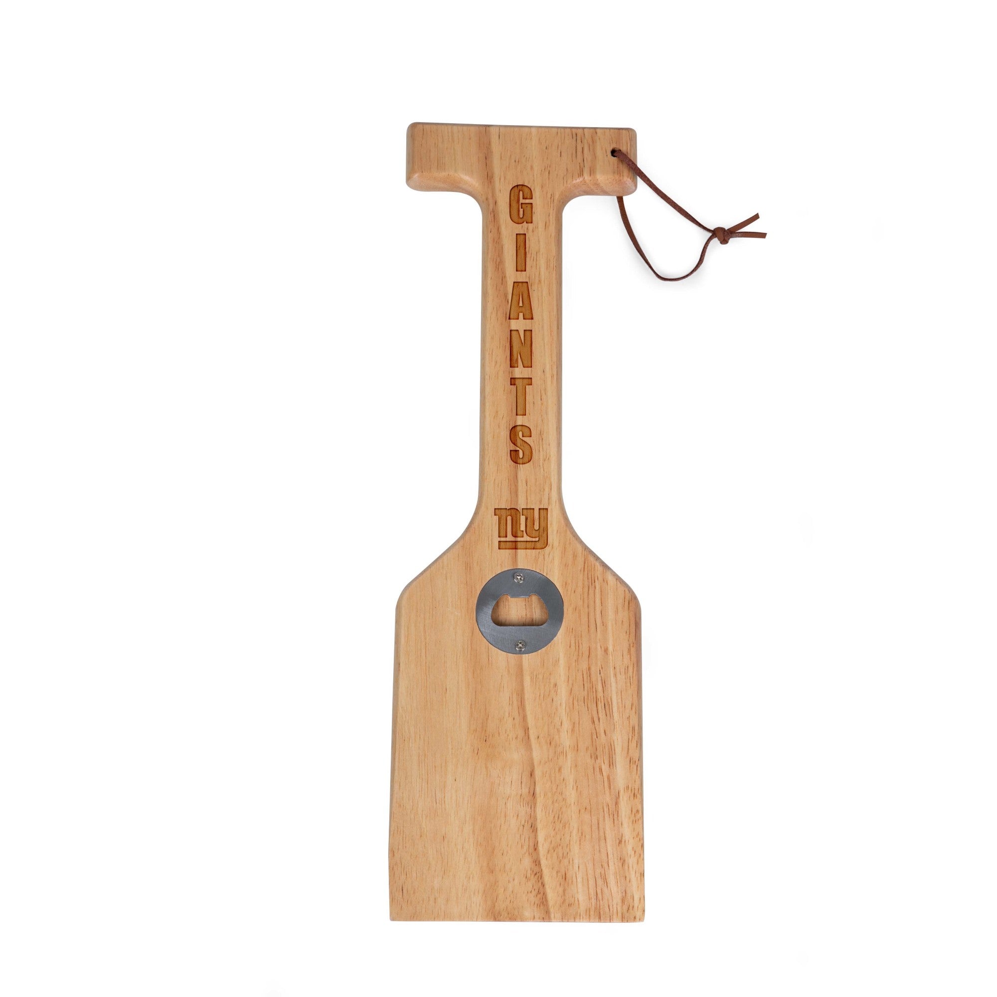 New York Giants - Hardwood BBQ Grill Scraper with Bottle Opener