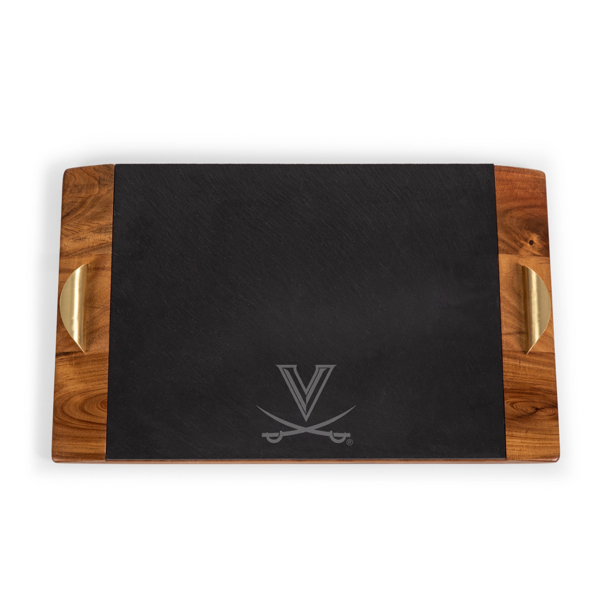 Virginia Cavaliers - Covina Acacia and Slate Serving Tray