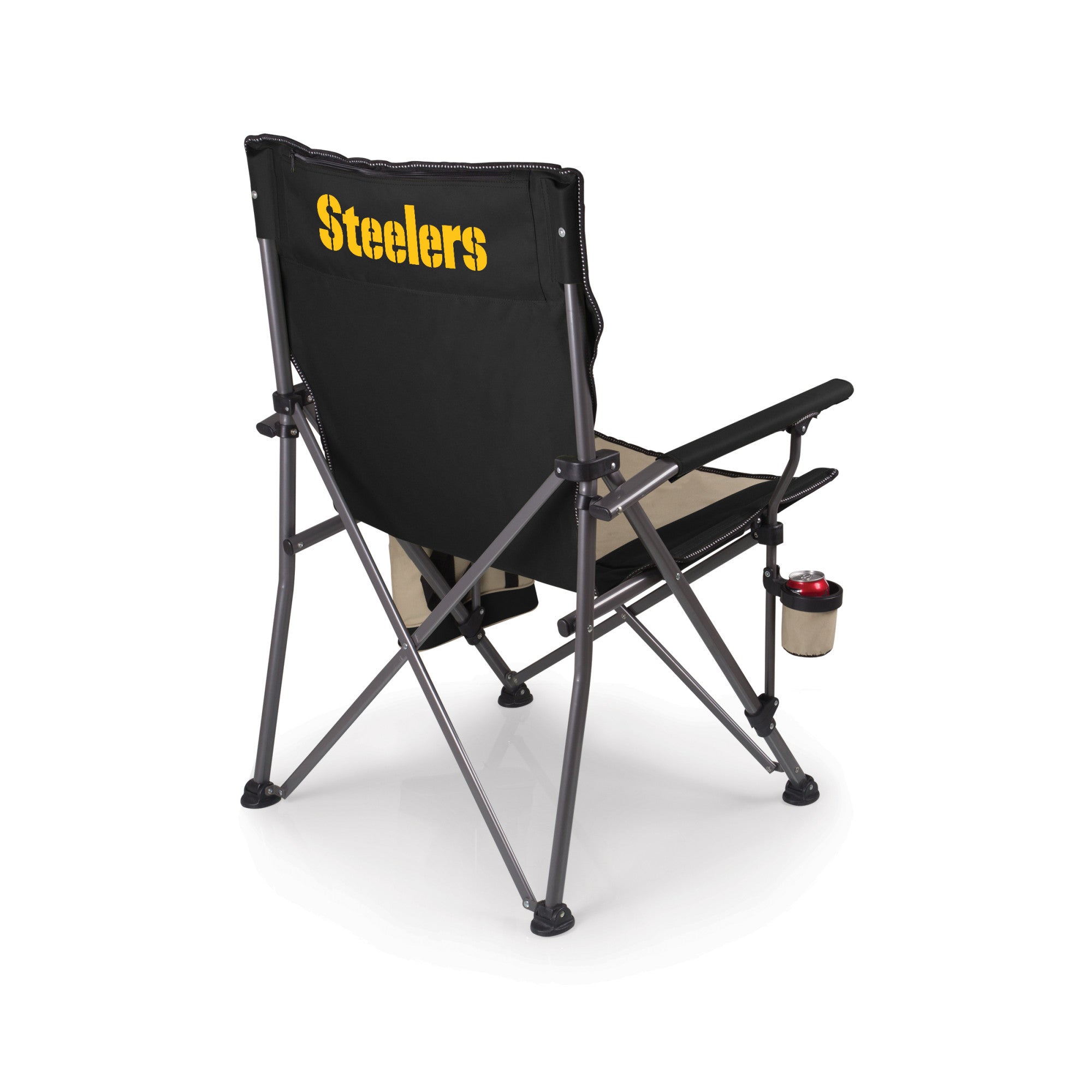 Picnic Time Pittsburgh Steelers Logo Big Bear XXL Camp Chair with