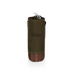 Ole Miss Rebels - Malbec Insulated Canvas and Willow Wine Bottle Basket