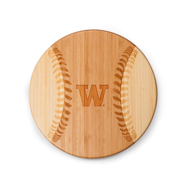 Washington Huskies - Home Run! Baseball Cutting Board & Serving Tray