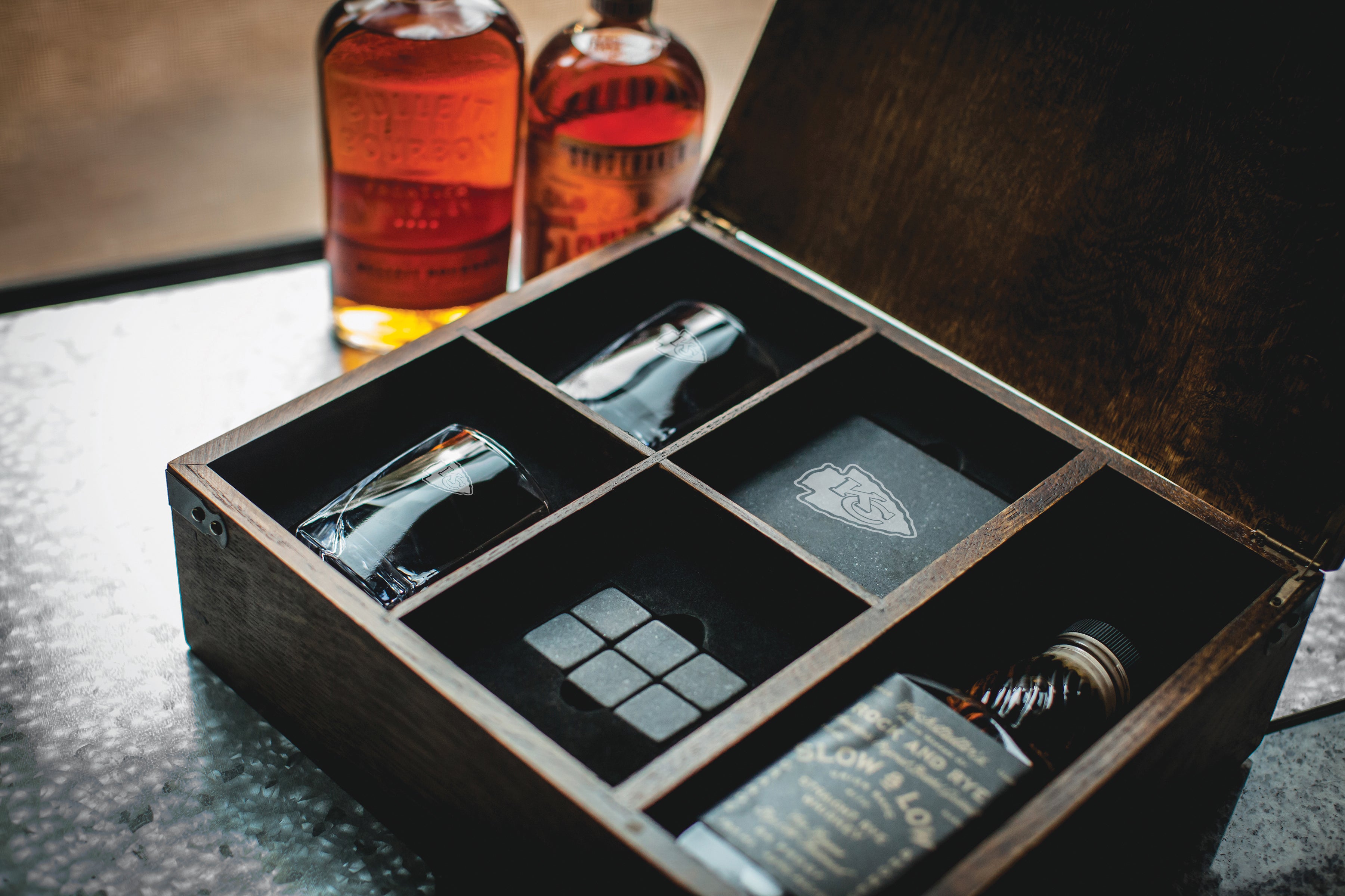 Kansas City Chiefs - Whiskey Box Gift Set