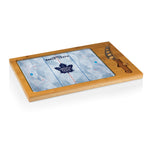 Toronto Maple Leafs Hockey Rink - Icon Glass Top Cutting Board & Knife Set