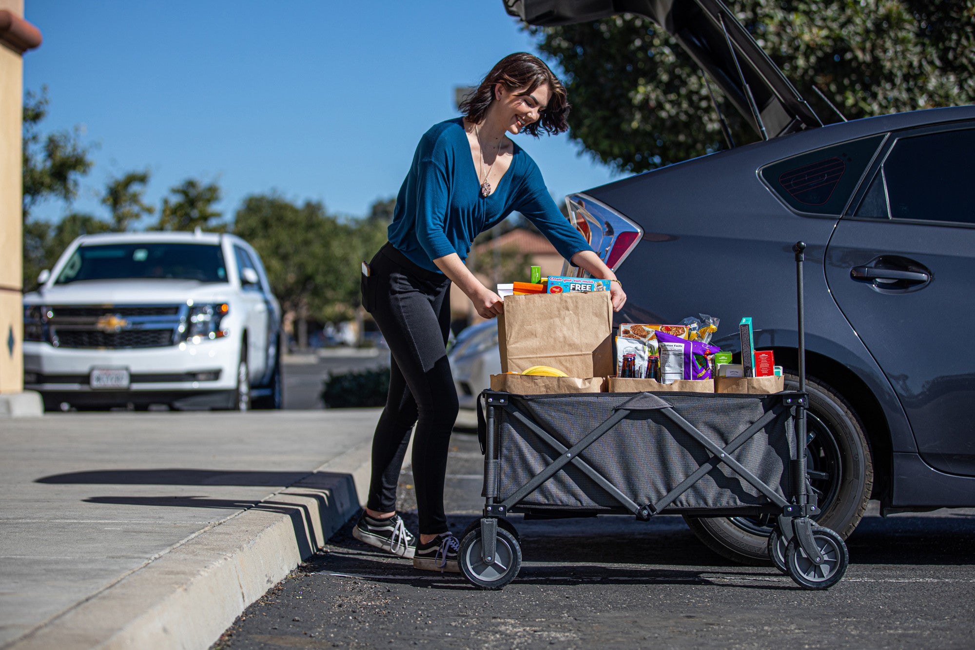 Picnic Time San Francisco 49ers Adventure Folding Utility Wagon