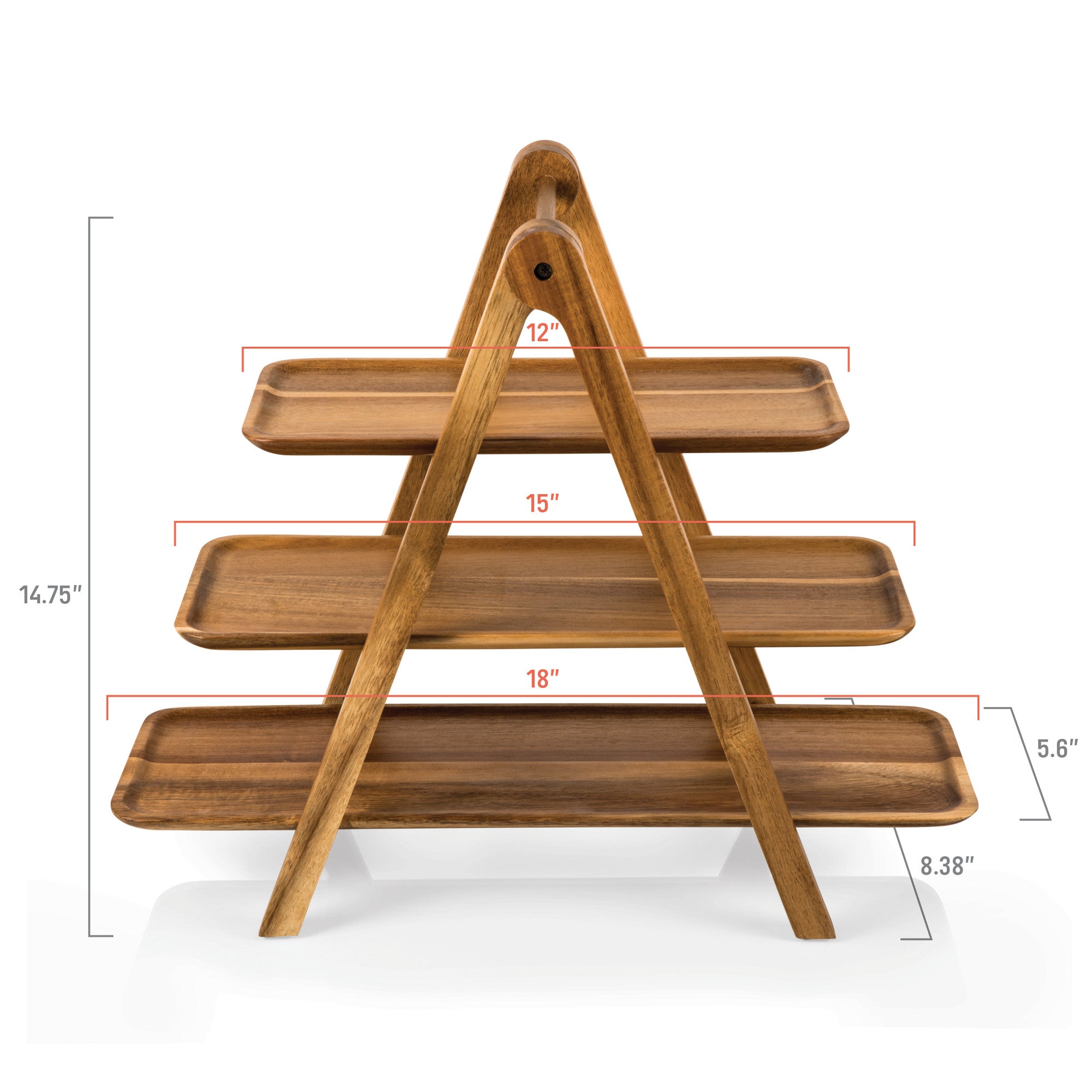 Purdue Boilermakers - Serving Ladder 3 Tiered Serving Station