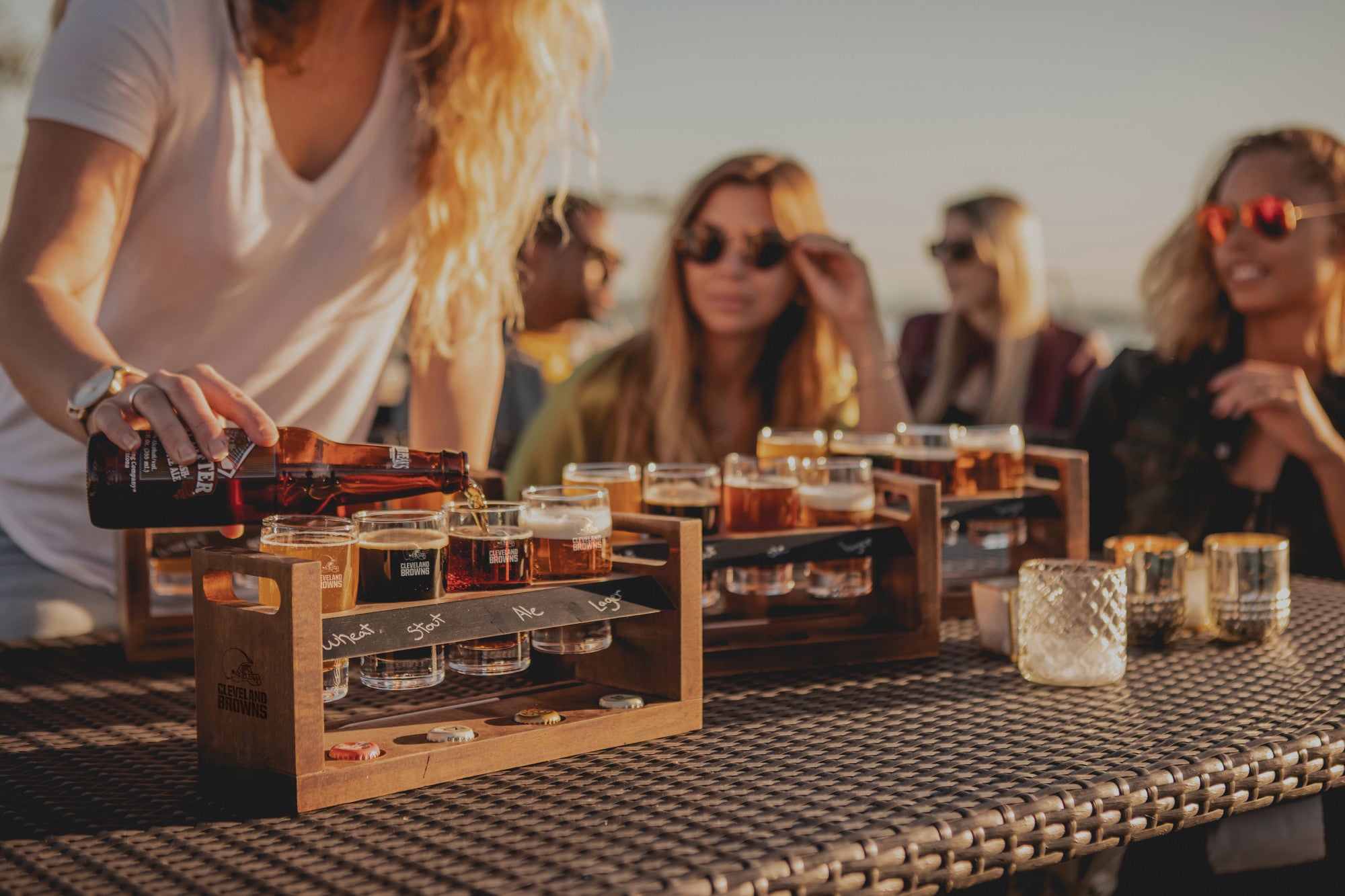 Picnic Time Cleveland Browns Craft Beer Flight