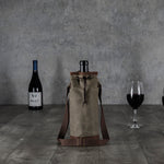 Miami Dolphins - Waxed Canvas Wine Tote