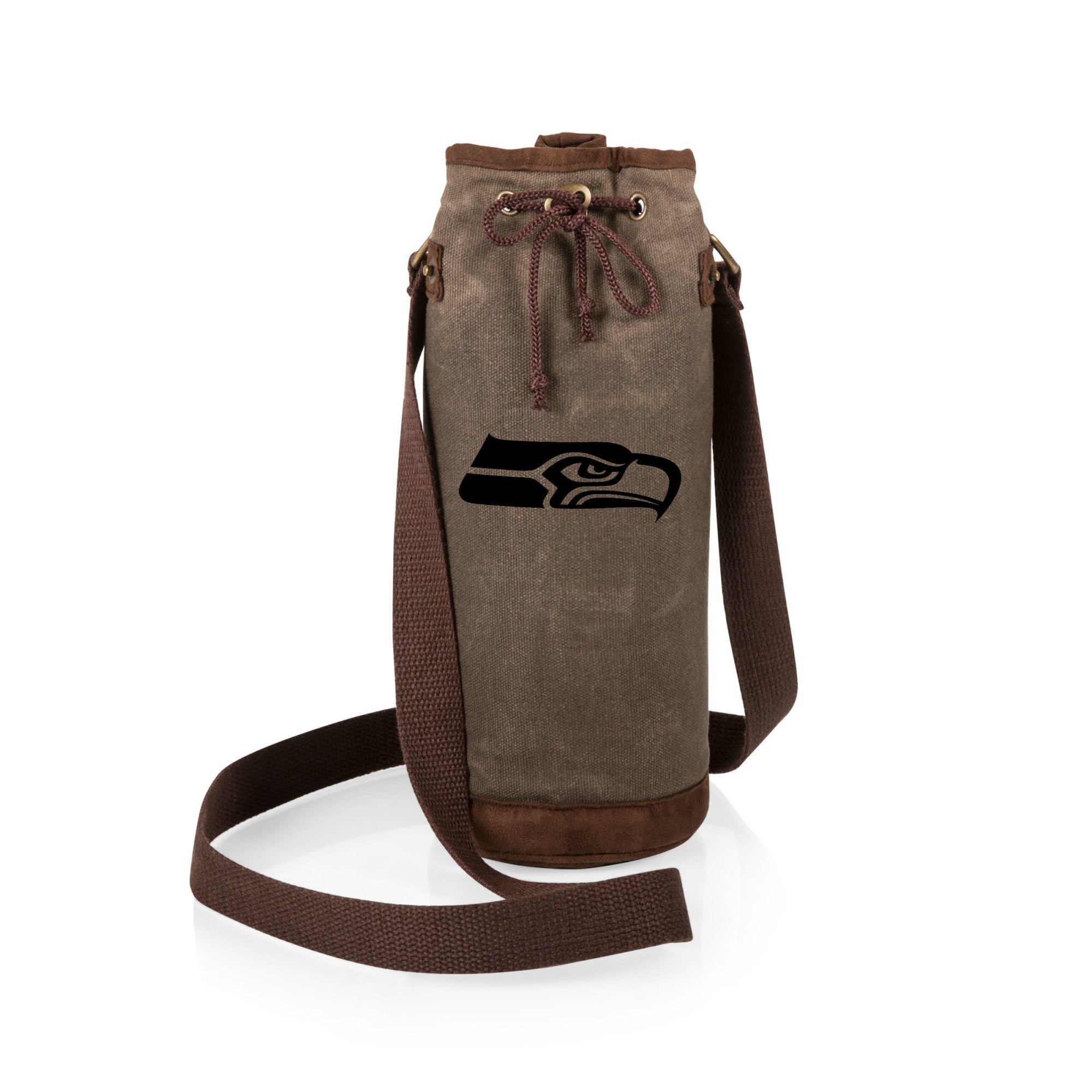 Seattle Seahawks - Waxed Canvas Wine Tote