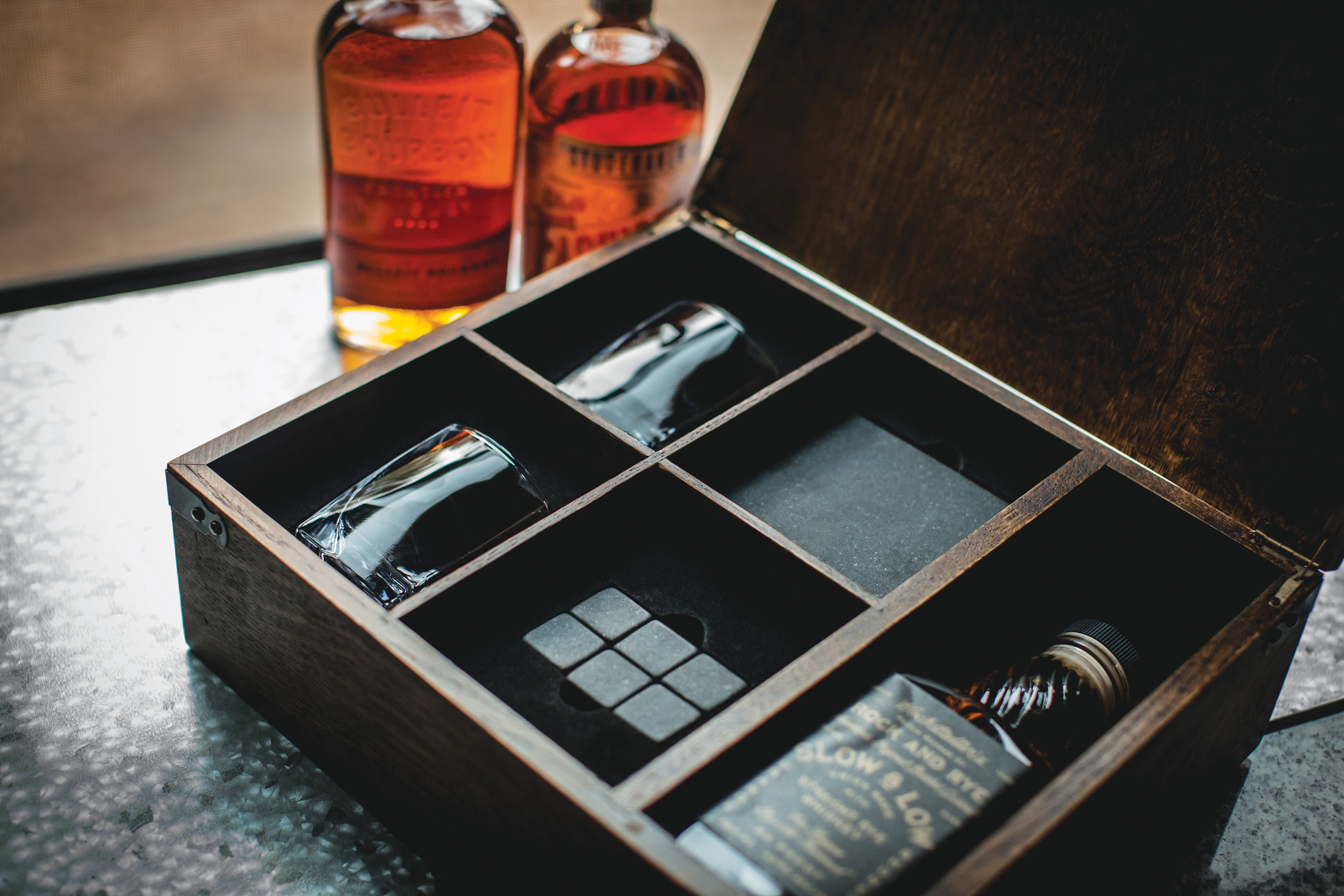 New York Giants Whiskey Box Gift Set