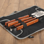 NC State Wolfpack - 3-Piece BBQ Tote & Grill Set