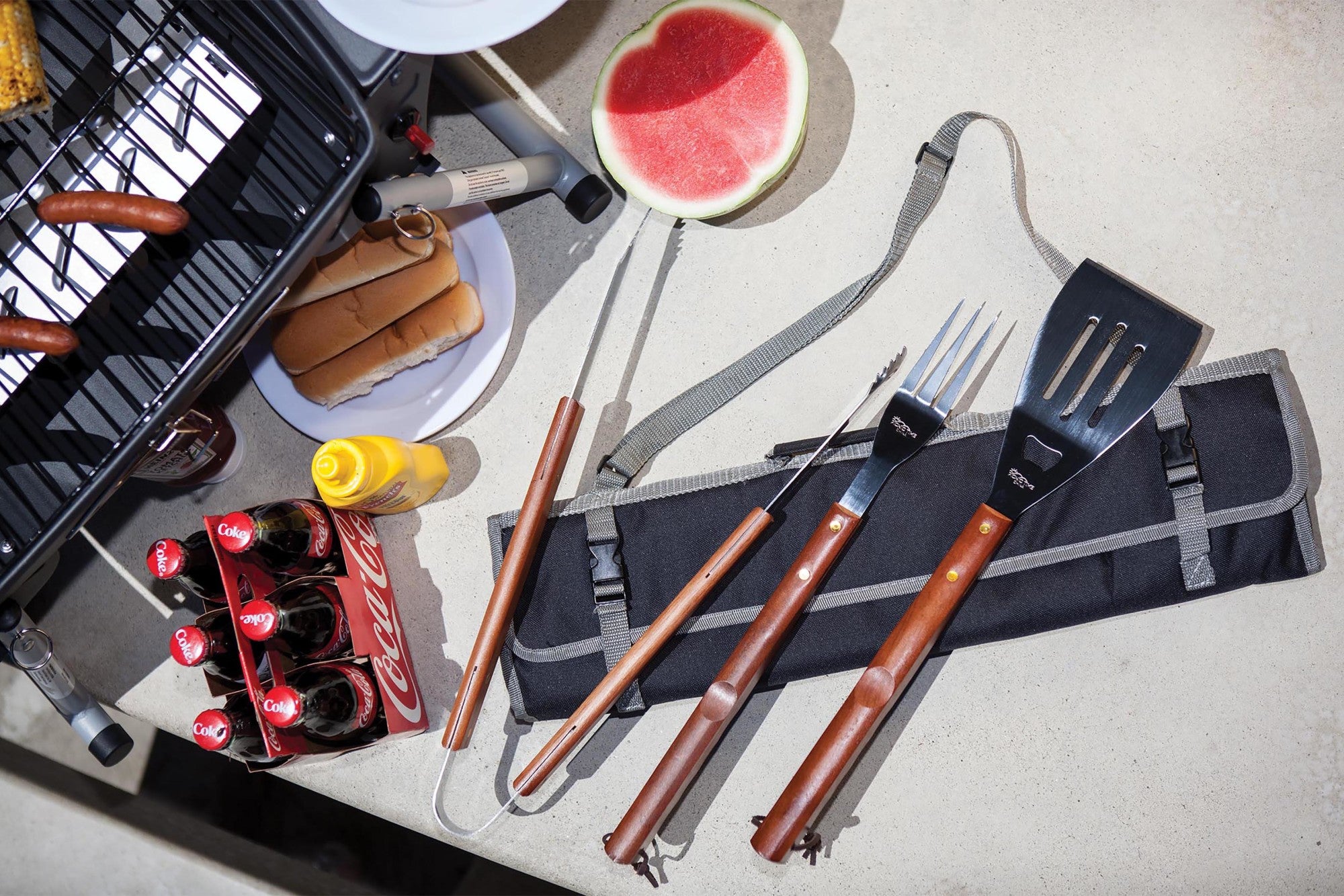 Minnesota Twins - 3-Piece BBQ Tote & Grill Set