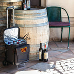 Washington Commanders - Cellar 6-Bottle Wine Carrier & Cooler Tote with Trolley