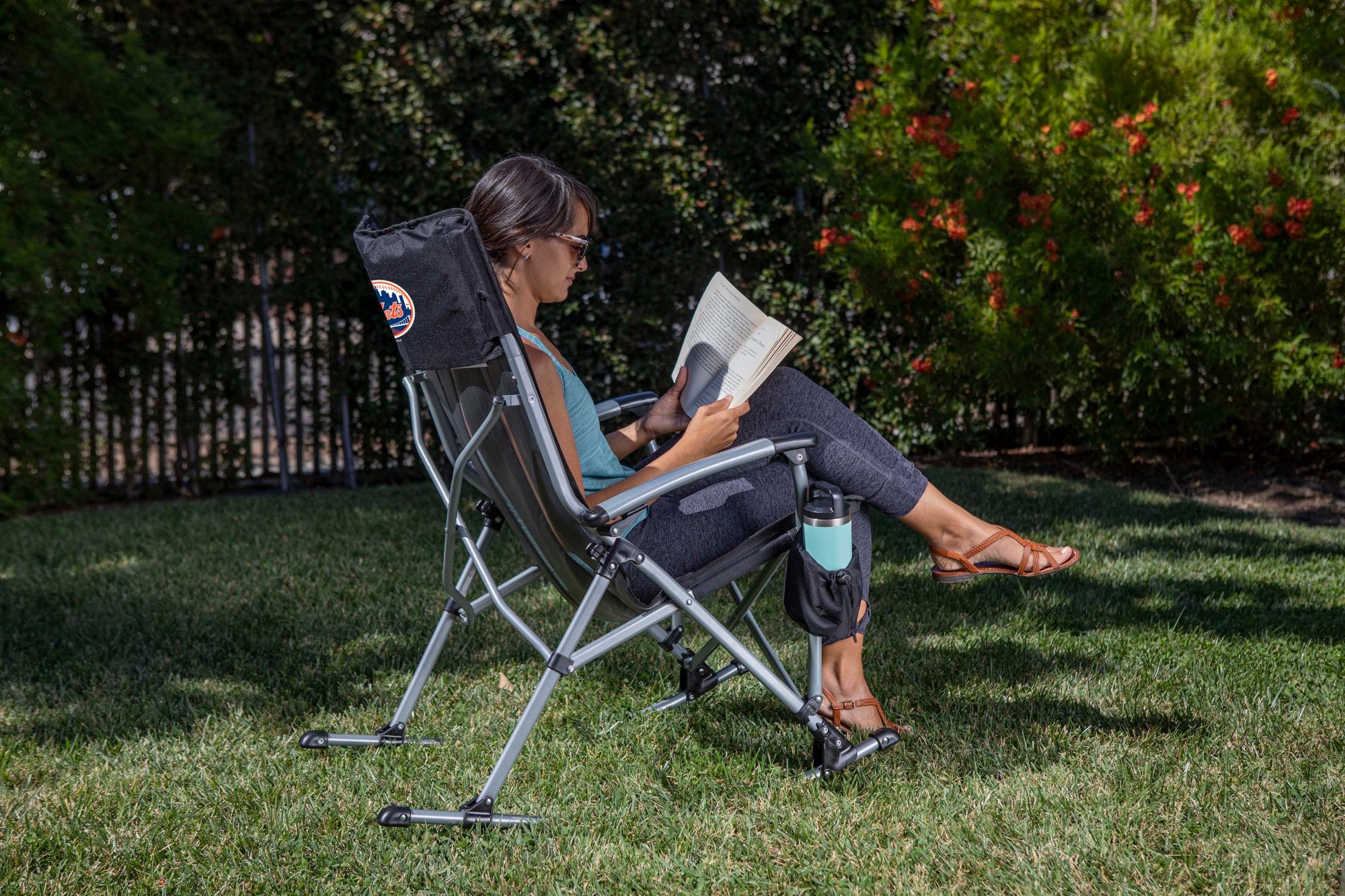 New York Mets - Outdoor Rocking Camp Chair