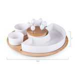 Miami Dolphins - Symphony Appetizer Serving Tray Set