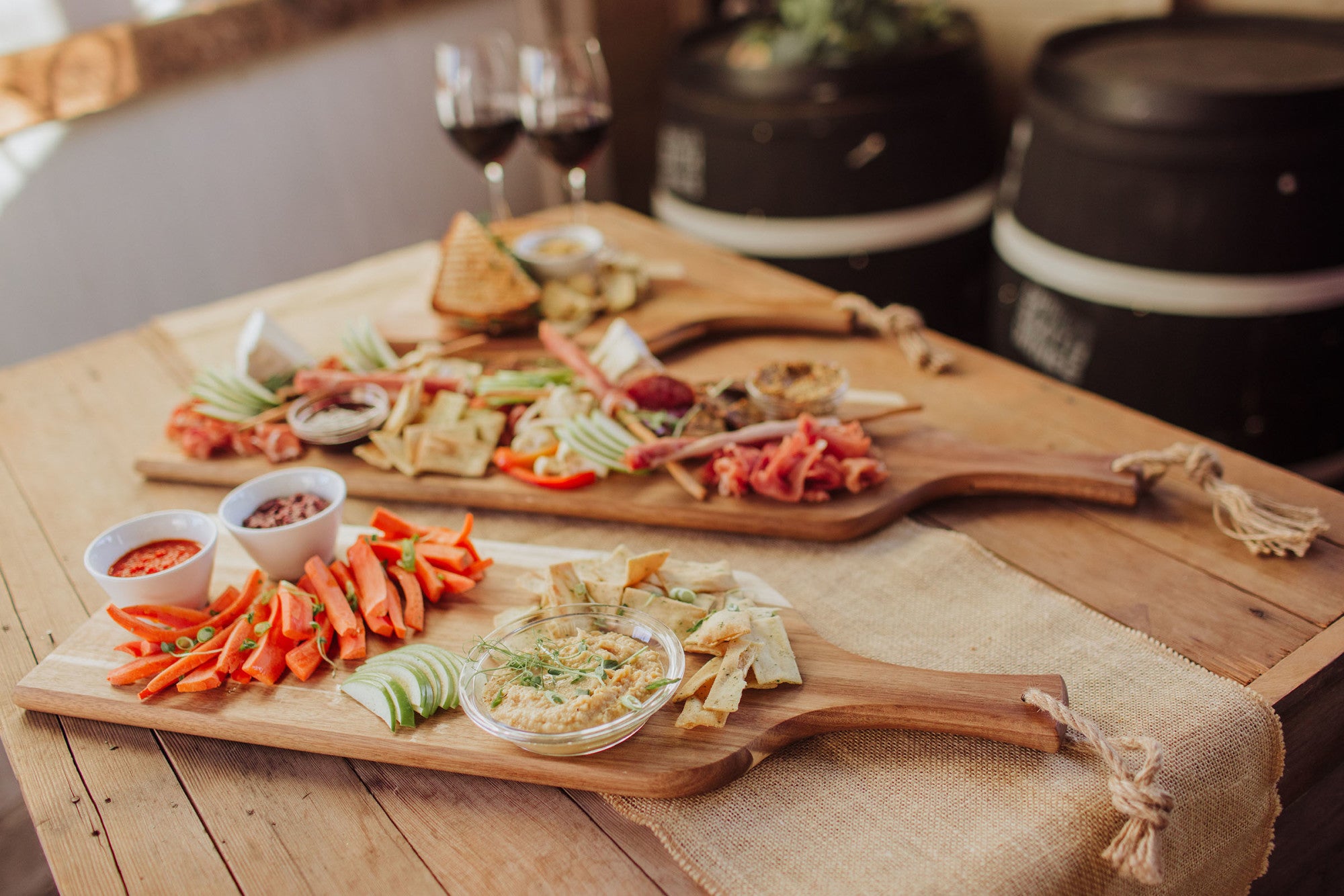 Large Wooden Charcuterie Board