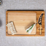 San Francisco Giants Baseball Diamond - Icon Glass Top Cutting Board & Knife Set