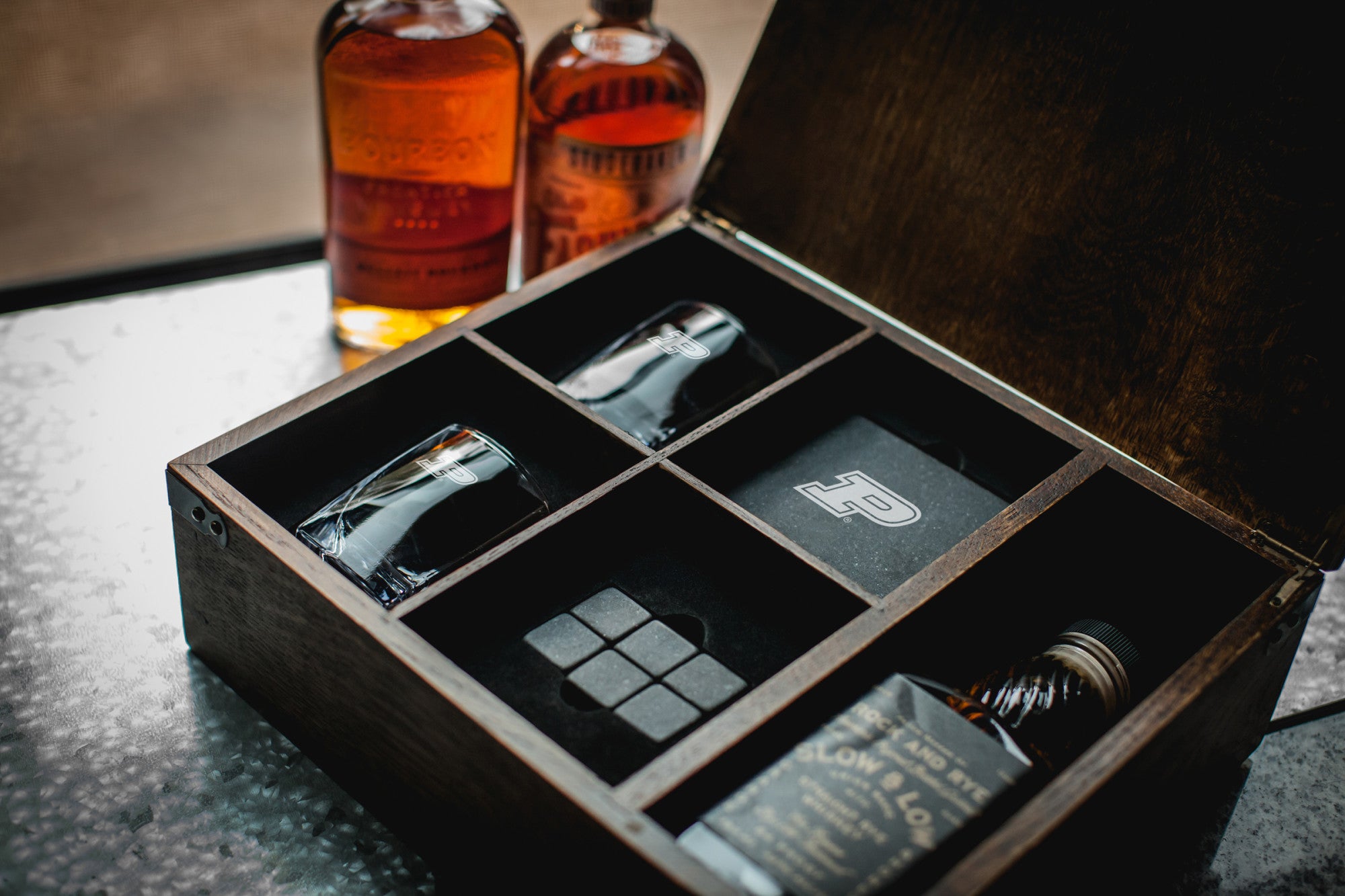 Purdue Boilermakers - Whiskey Box Gift Set