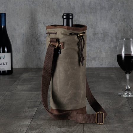 Tennessee Titans - Waxed Canvas Wine Tote