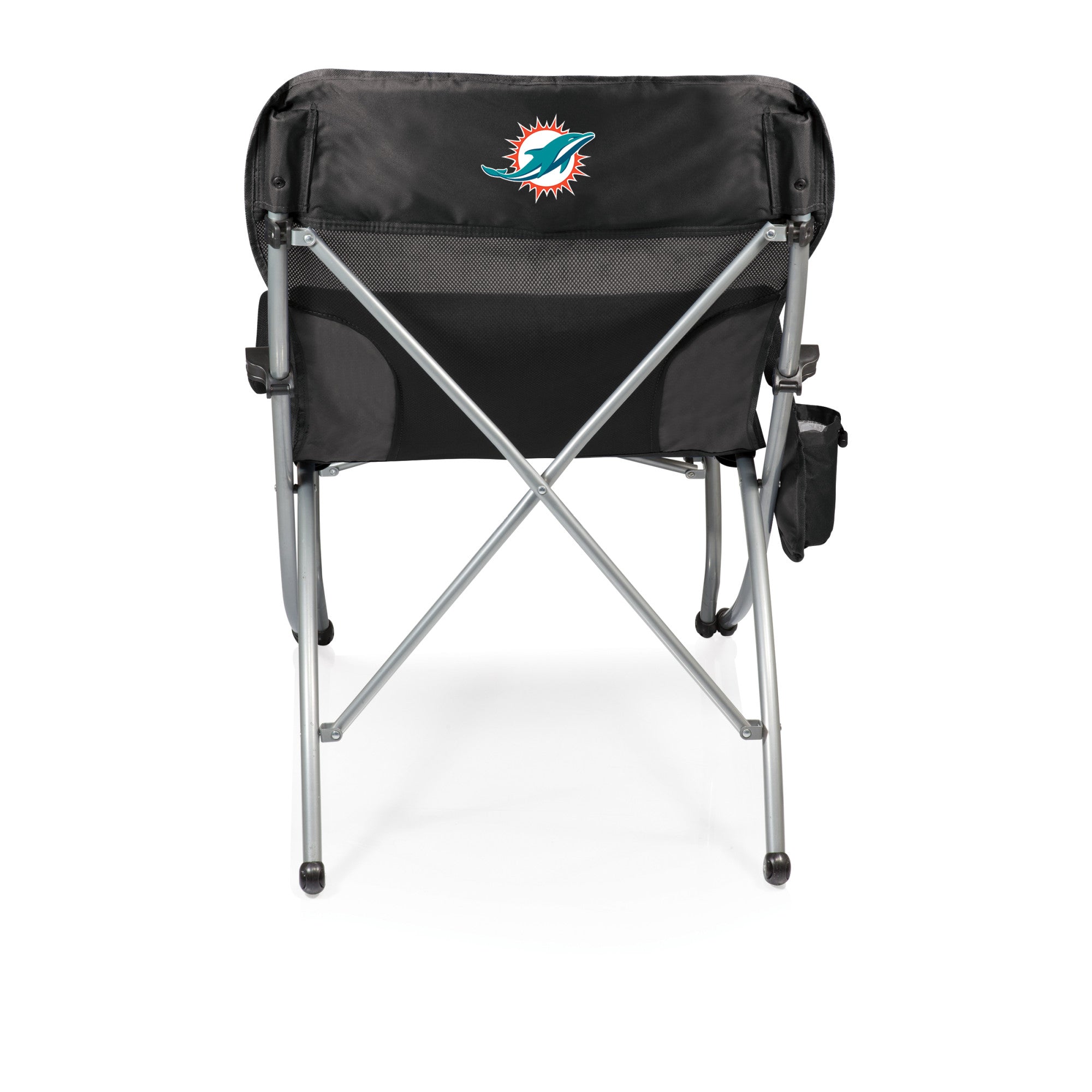 Miami Dolphins Black Travel Table - Sports Unlimited