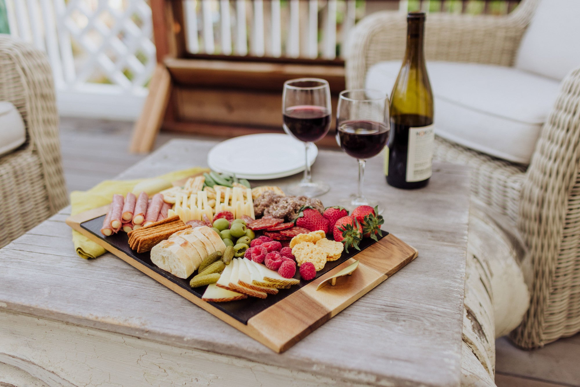 San Francisco 49ers - Covina Acacia and Slate Serving Tray