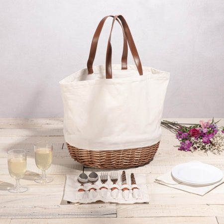 Spring Plaid Wine Picnic Cooler Bag
