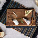 Green Bay Packers - Delio Acacia Cheese Cutting Board & Tools Set