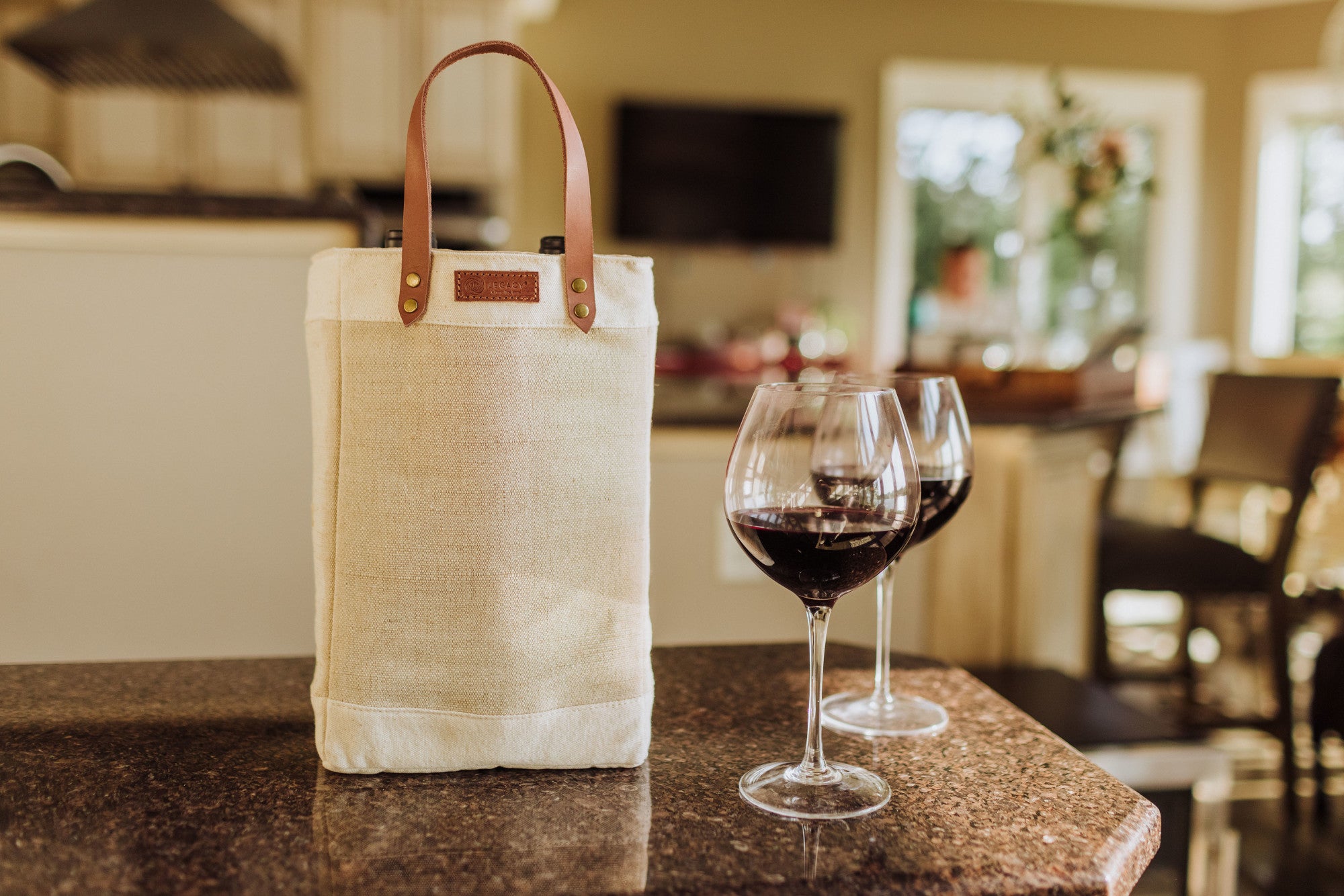 Arizona Cardinals - Pinot Jute 2 Bottle Insulated Wine Bag