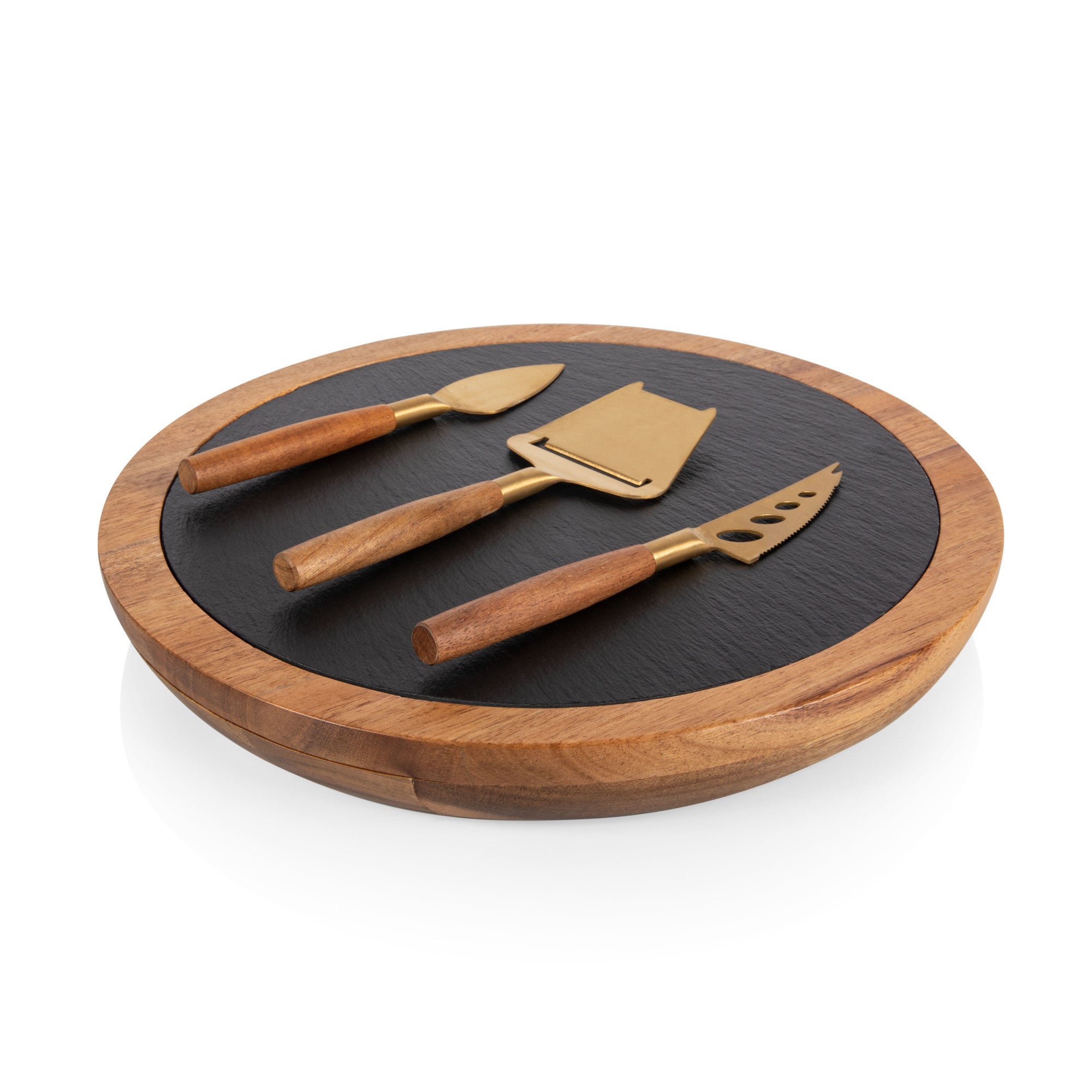 San Francisco Giants - Insignia Acacia and Slate Serving Board with Cheese Tools